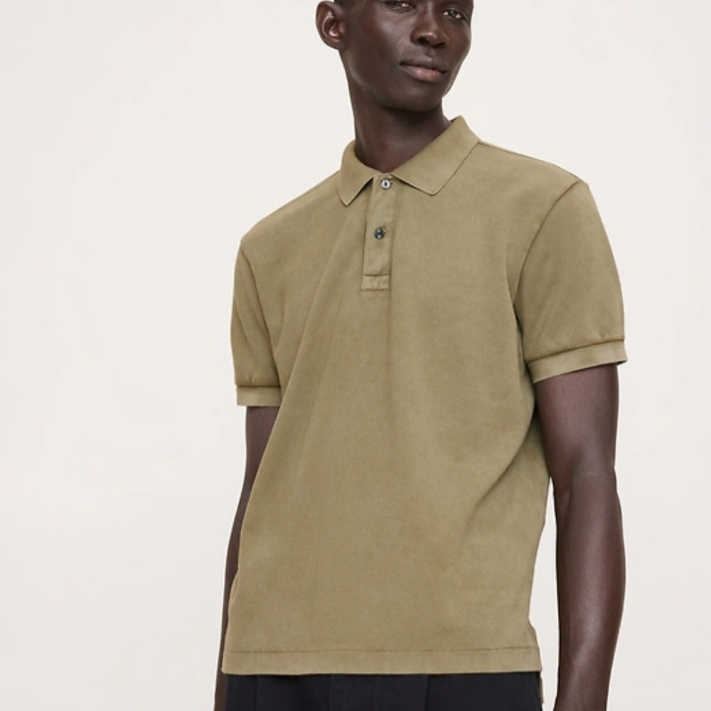 Banana Republic Men's Khaki Polo Shirt